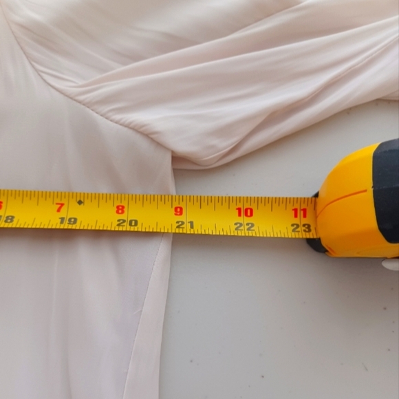 Ramy Brook Embroidered V-Neck Satin Long-Sleeve Blouse - Picture 7 of 14